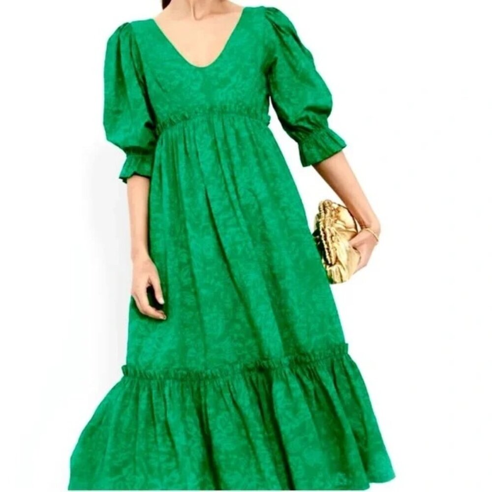 Hyacinth House Lorelai Dress in Kelly Green Size Medium